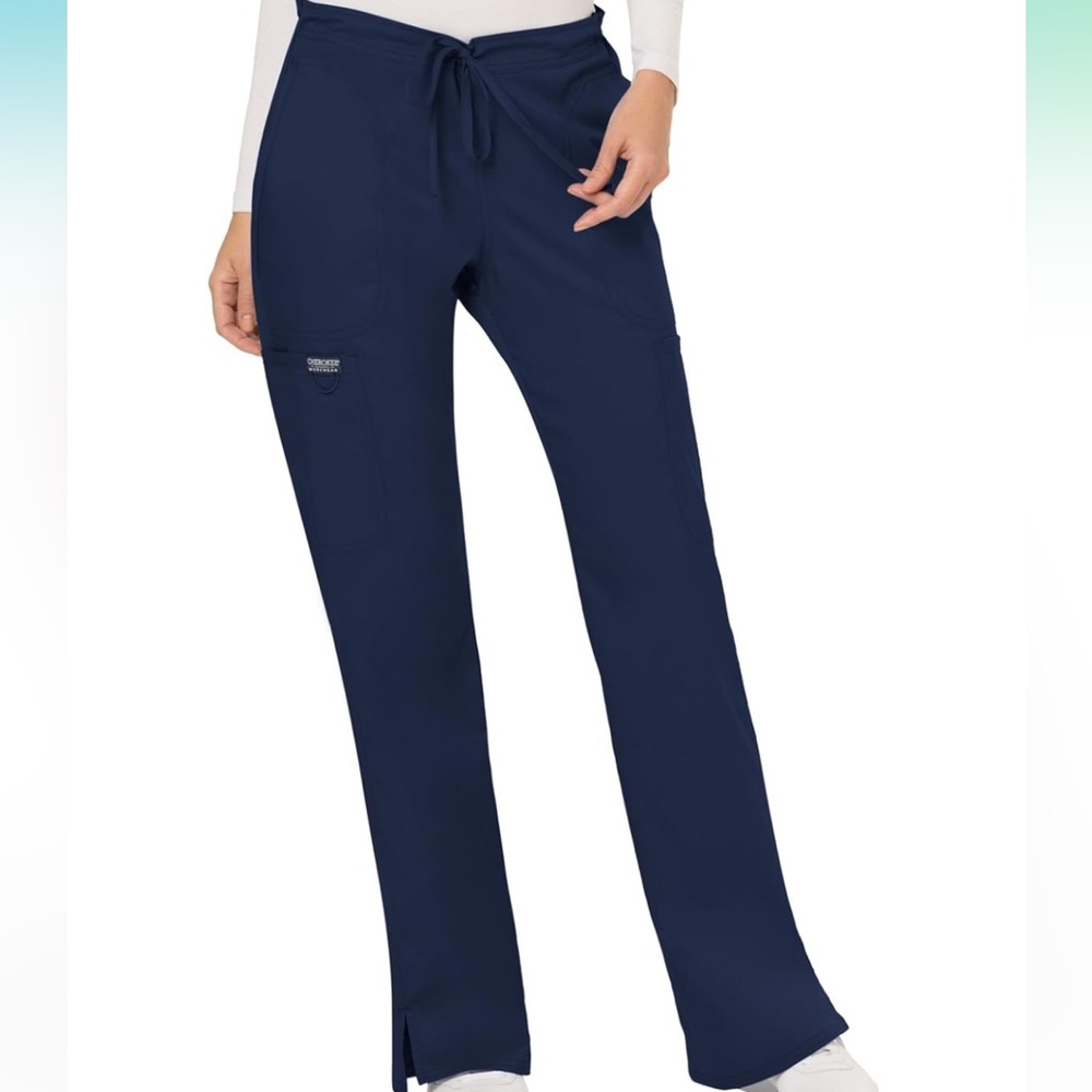 2 pairs of Cherokee scrub bottoms - navy
